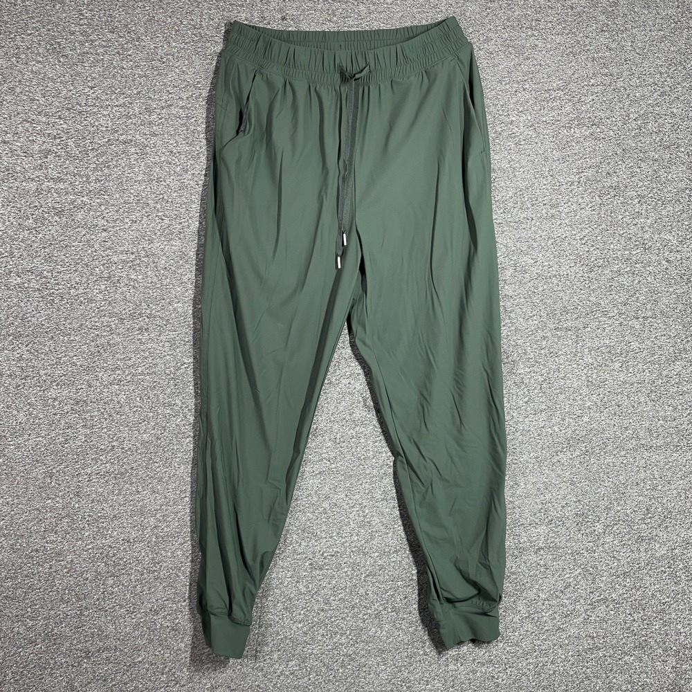 Old Navy SleekTech Go-Dry Joggers Green Tapered Athletic Pants Women Small